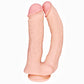 33cm Doppel Dildo no Vibrator Sex Toy Saugnapf Penis Anal PVC 3D Adern Hoden