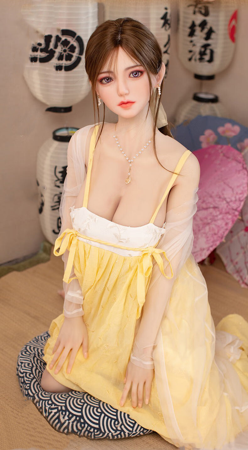 160CM D Cup JX Doll Wennie hochwertige Silikon-Sexpuppe