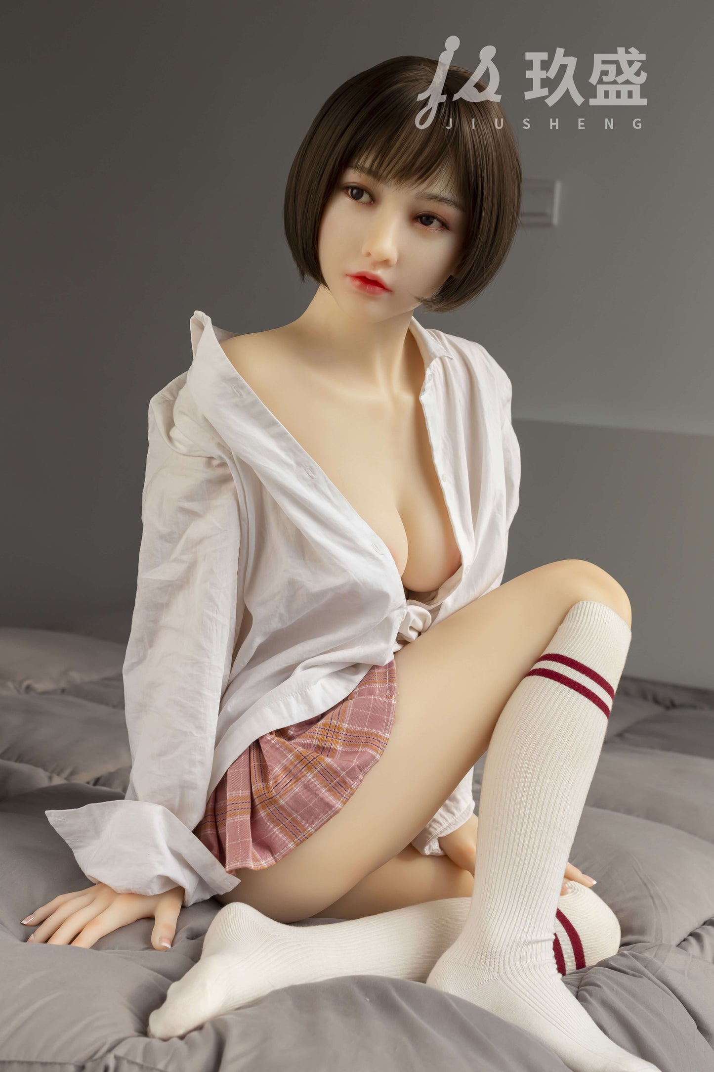 Jiusheng Doll 150cm C Cup Short Hair Japanese Sex Doll Betty