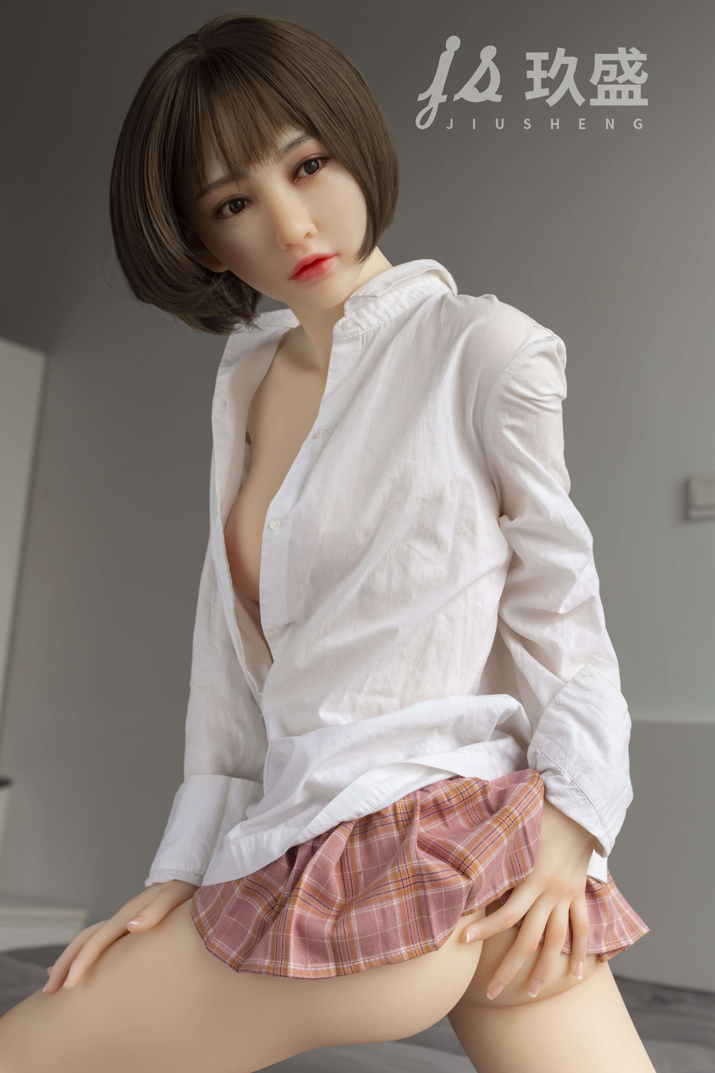 Jiusheng Doll 150cm C Cup Short Hair Japanese Sex Doll Betty