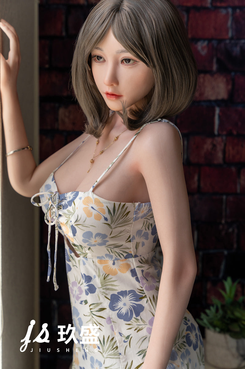 Jiusheng Doll 158 cm E-Cup Silikon Sexpuppe Betty Young Girl