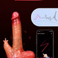 Dildo Vibrator Sexspielzeug Masturbator mit Wärme, Stoß, Rotation und App