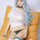 160 cm D Cup C36 Galaxy Doll Schüchterne silberhaarige Sexpuppe