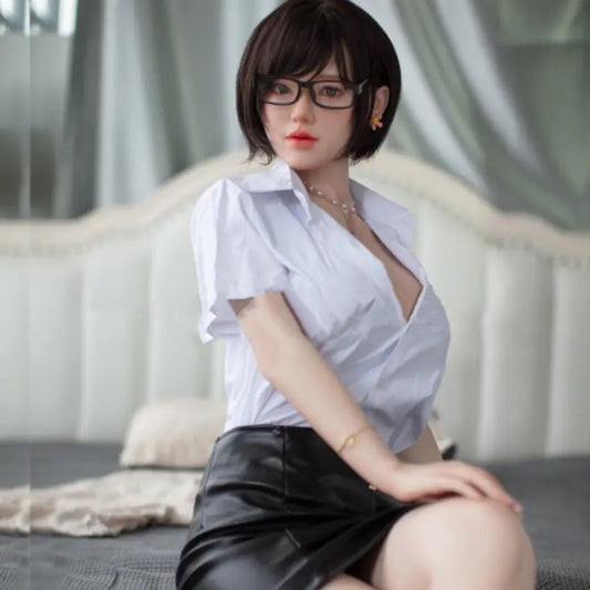 Jo 160cm short hair silicone sex doll adult doll For male