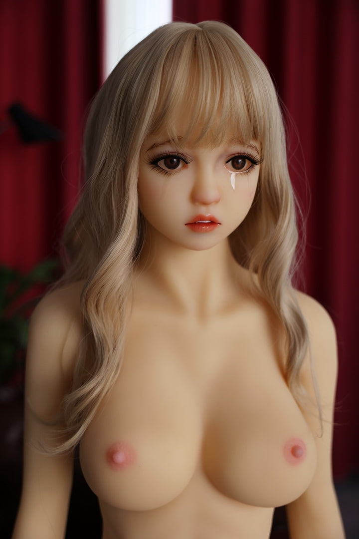 140 cm mittelgroße DL Doll kleine Sexpuppe blonde Mädchen