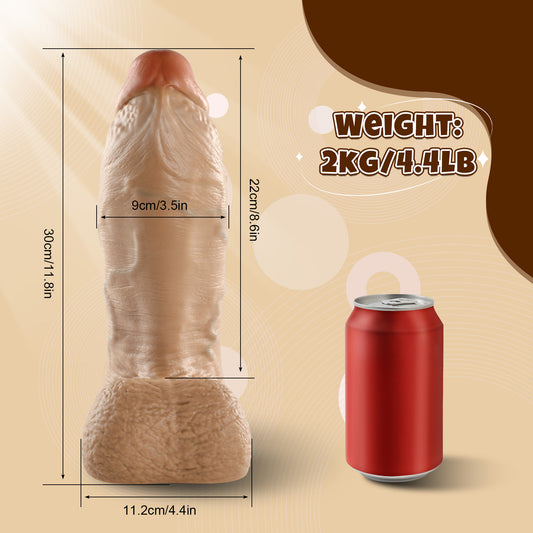 30 cm TPR-Dildo – Dominante Größe, intensives Vergnügen