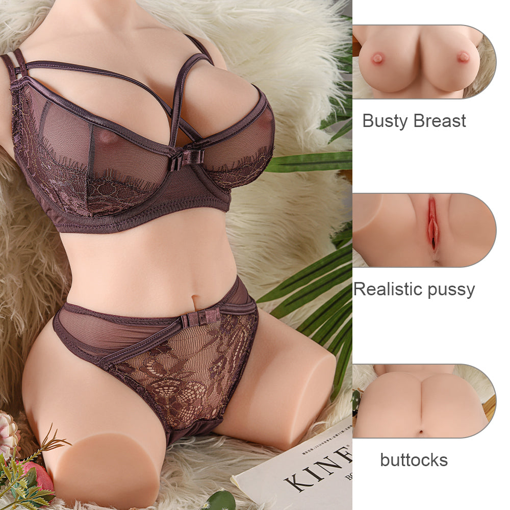 Vera 7.16 LB Realistische BBW Weiblicher Torso Sexpuppe Große Brüste Arsch Liebespuppen Männlich Sexy Spielzeug Masturbation