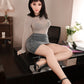 160CM Asian sex doll long black hair beauty DL Doll