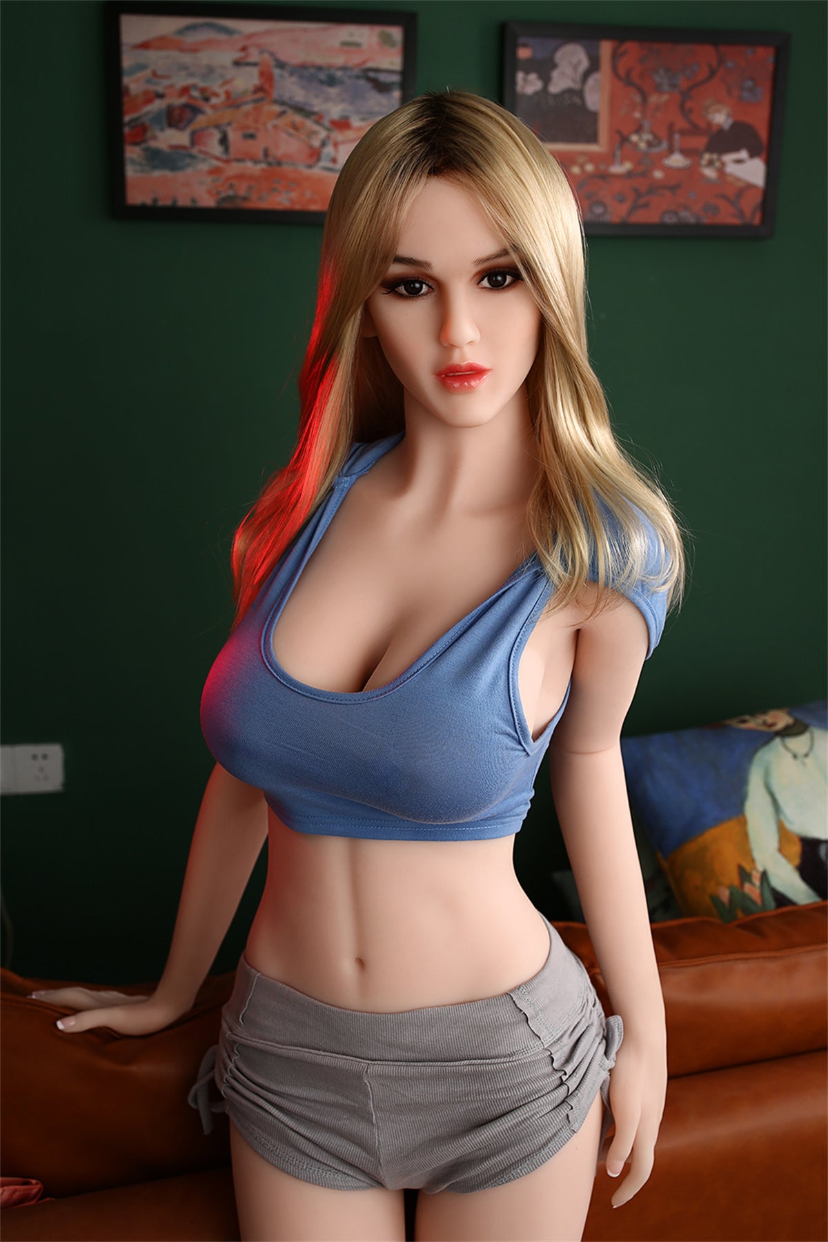 Vanilla 161cm Real Love Dolls with E-Cup Big Boobs Fire-Doll