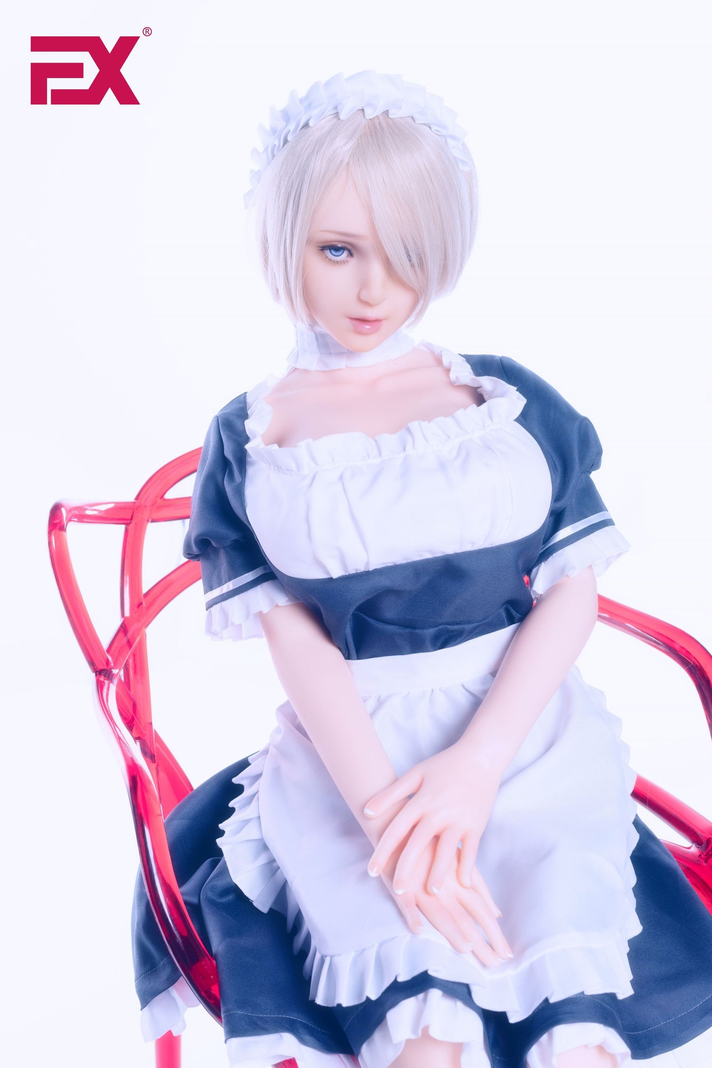 145cm big breasts EX doll white hair playful German girl