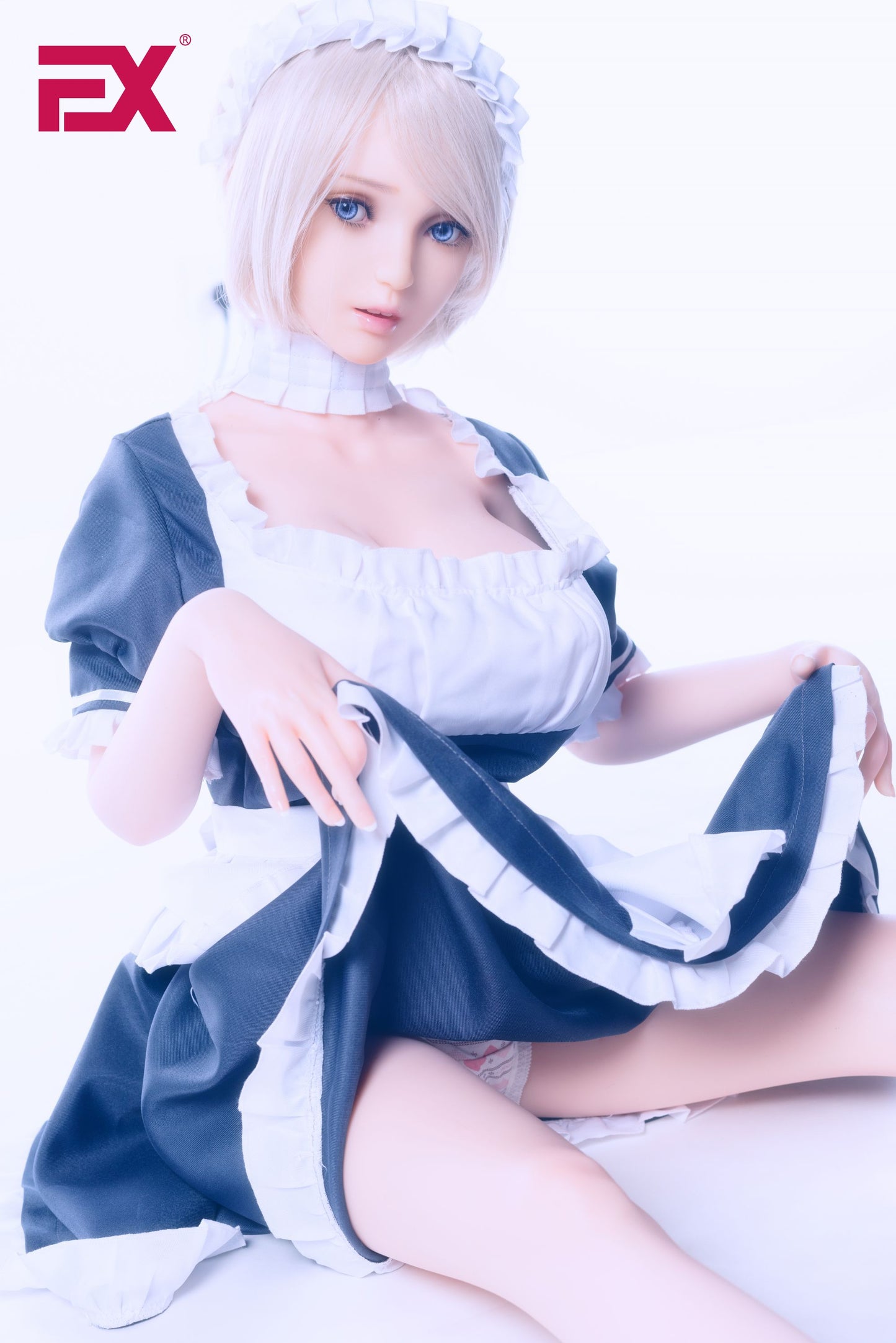 145cm big breasts EX doll white hair playful German girl