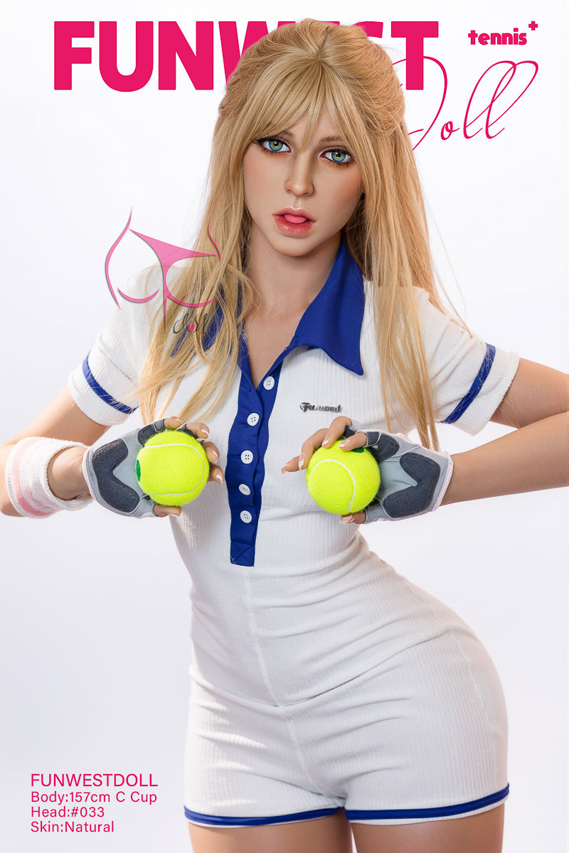 Funwest Doll 157cm blond baseball-loving real doll Elina