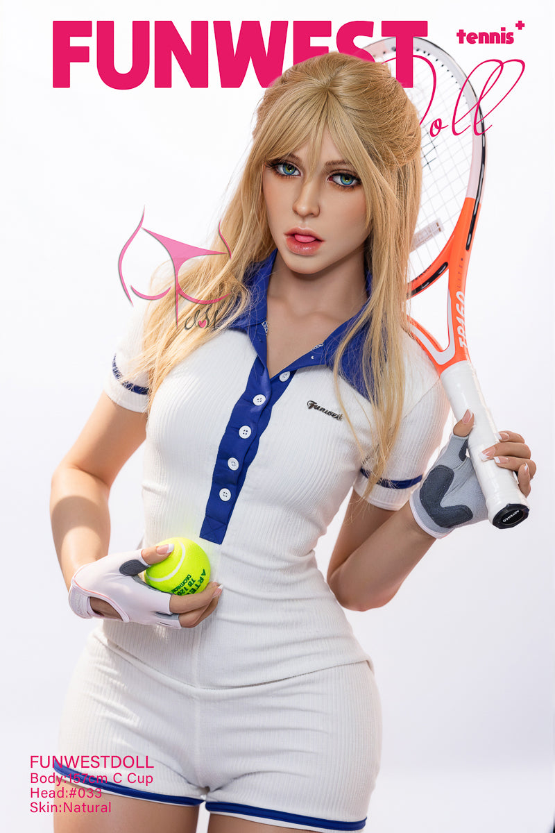 Funwest Doll 157cm blond baseball-loving real doll Elina