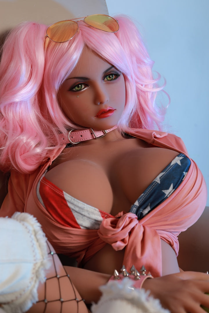 158cm Pink Wig Sex Doll F Cup Big Breast Cos Doll