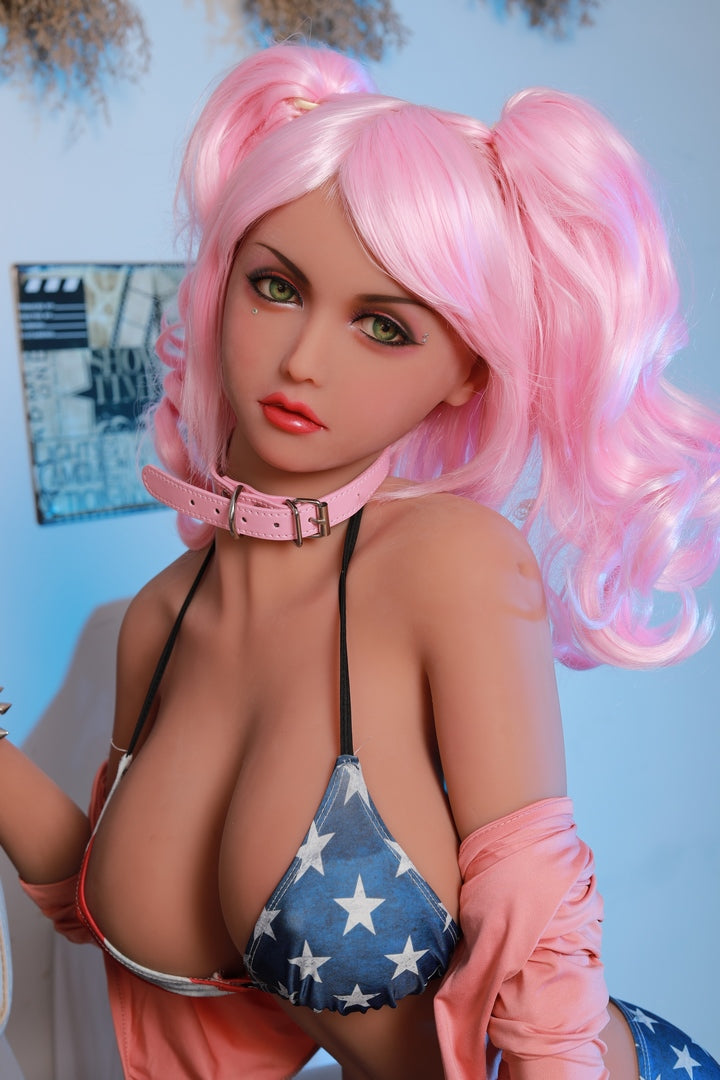 158cm Pink Wig Sex Doll F Cup Big Breast Cos Doll