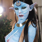 Avatar 165cm Blue Alien TPE Collectible Real Doll