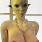 153cm Green Spots Alien Full Silicone Fantasy Sex Doll