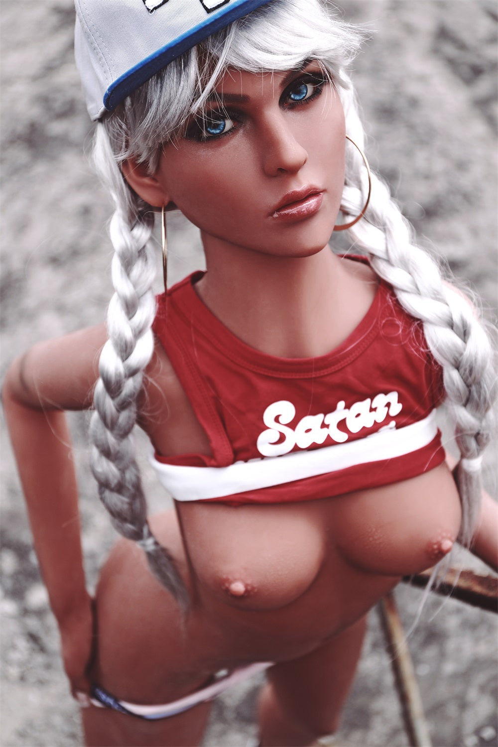 153cm Cos Doll White Hair Hot Sex Doll