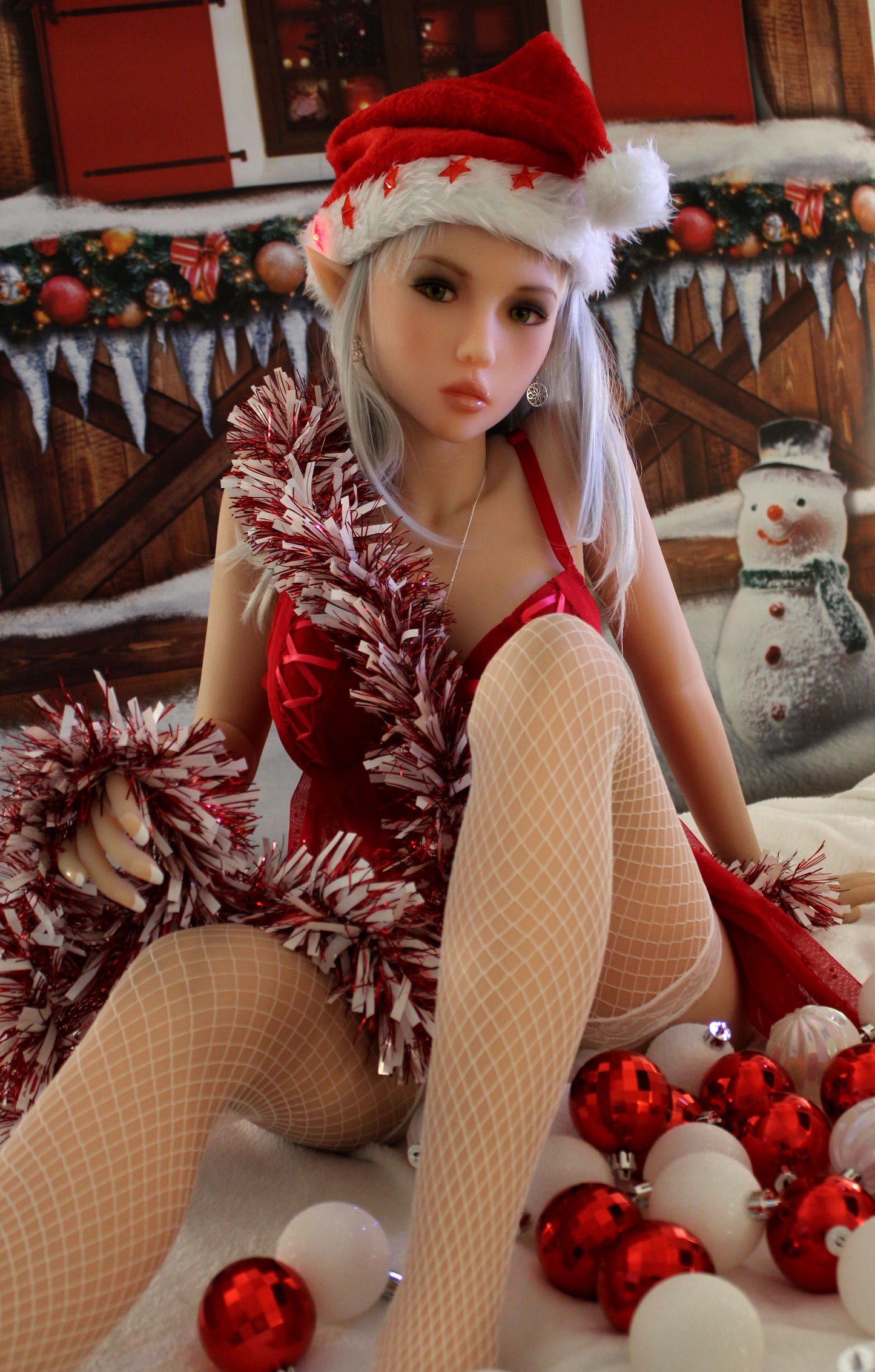 145cm Weihnachtskleid Junge Sexpuppe Doll Forever Marke