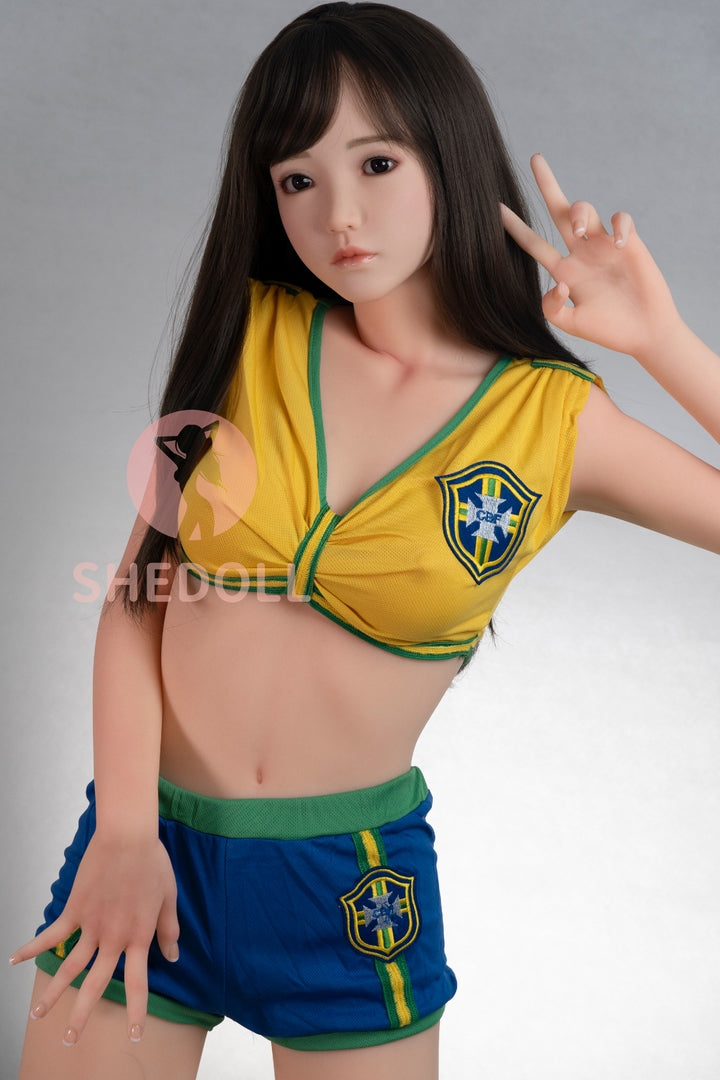 158cm She Doll C-Cup realistische Sexpuppe Qing Ning