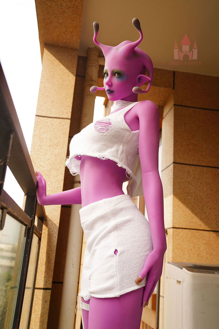 Dolls Castle 170cm Anime Sex Doll Purple Pink Skin