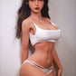 Die 162 cm große braune Fire Doll mit Körbchengröße D und schmaler Taille ist mittelschwer