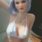 145cm DF Doll White Wig TPE Doll