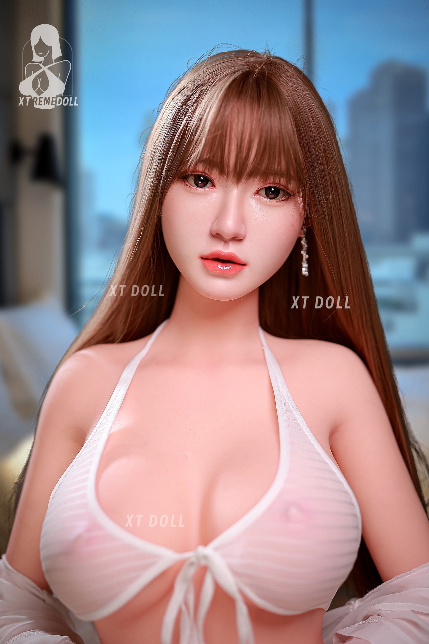 158 cm XTDOLL Silikonkopf TPE Körper Sex Doll Evelyn