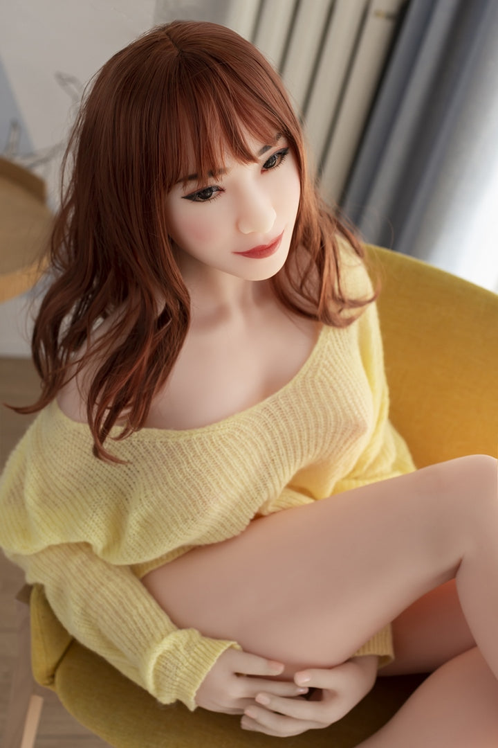 Keuza D Cup real sex doll 165cm HRdoll rote Perücke