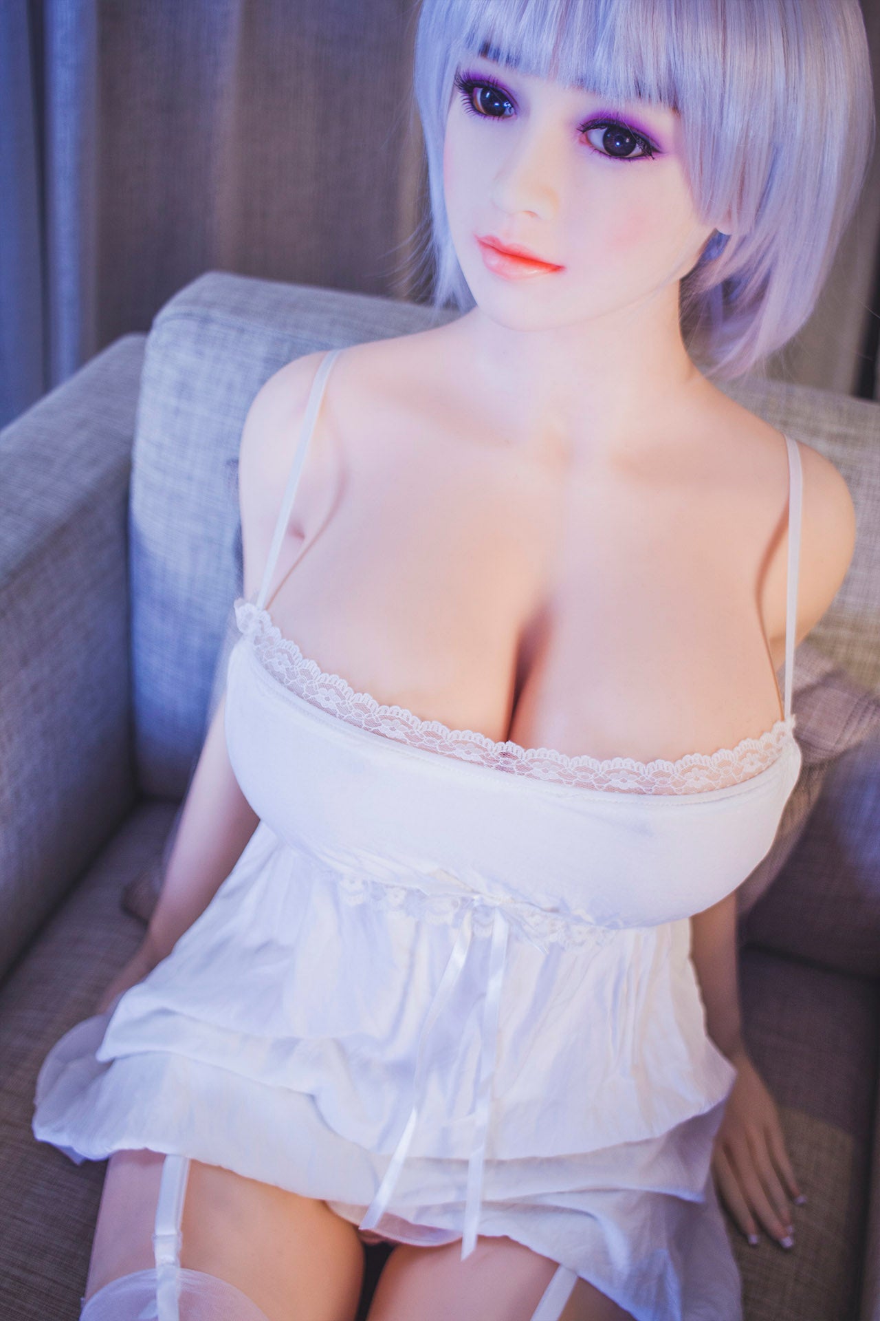 Xiaokui 163cm JY DOLL Busty TPE Sex Doll Short Hair Asian Girl