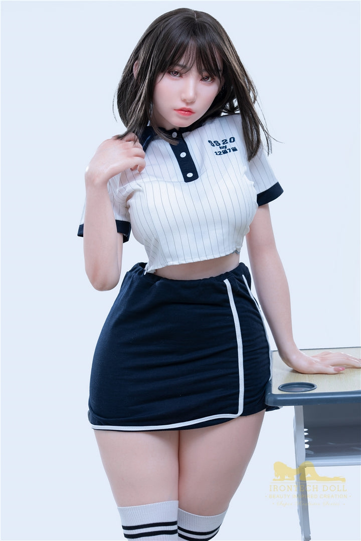 153cm Irontech Silikonpuppe Japanische Sexdoll süßes junges Mädchen