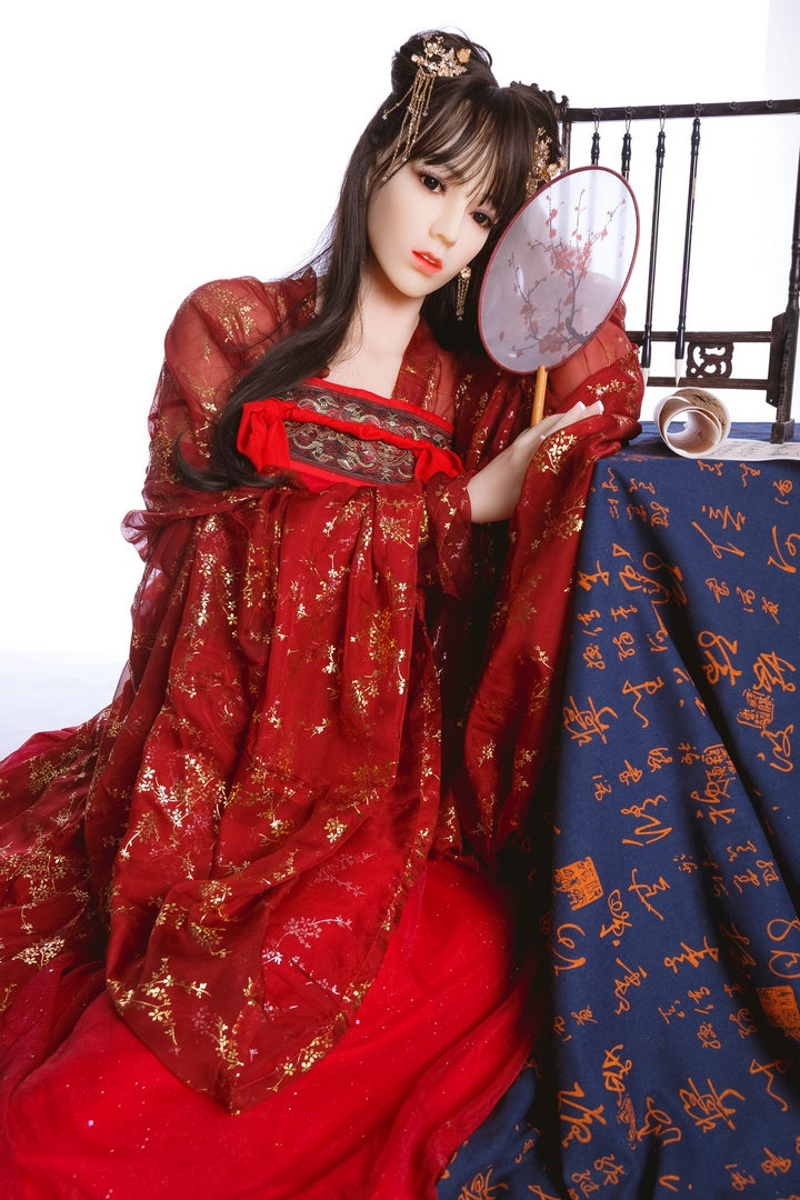 176 cm große chinesische kleine Brust TPE Liebespuppe altes Kostüm
