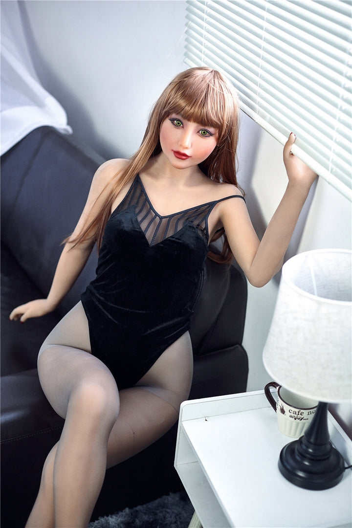 Irontech 163cm blonde TPE japanische Sexpuppe sexy glamouröses Mädchen