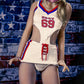 168 cm IrontechTPE-Puppe C-Cup blondes Basketballbaby