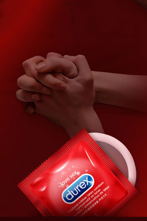 Durex Gefühlsecht Kondome mit Rippen für noch aufregenderes Sexvergnügen (1 x 10 Stück)