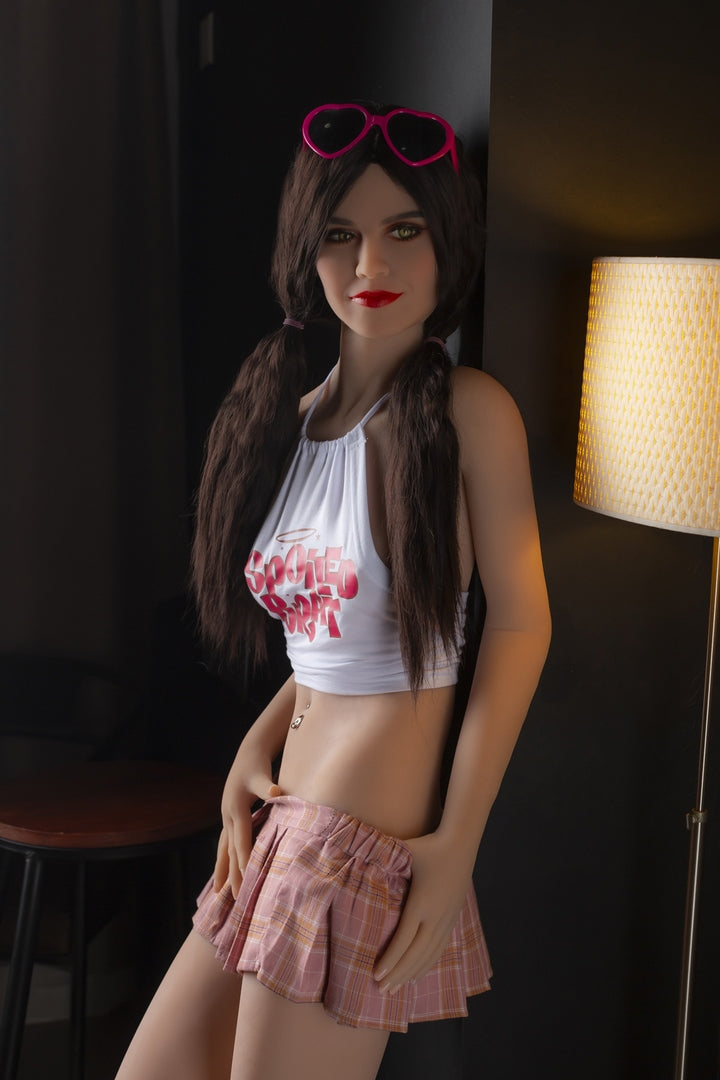 Reagan A-Cup Skinny Flat Breasted Adult Sex Doll 166cm HR TPE Real Doll